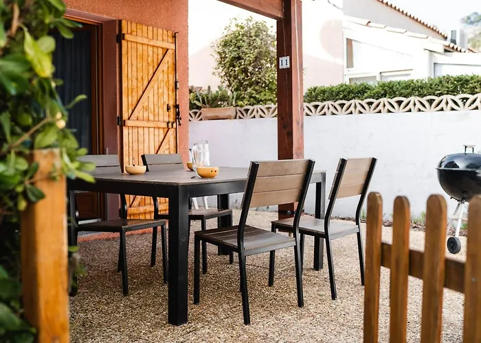 2-pieces Au Calme Avec Mezzanine, Terrasse Et Parking - 5 Couchages - Animaux Acceptes - Fr-1-409-130 * Narbonne